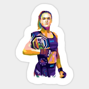 Valentina Shevchenko Sticker